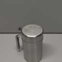 Olive Oil Dispenser, 550ML Stainless Steel Bottle with Lid, Leak Proof, Salad Dressing Storage, Cooking & BBQ (Silver)