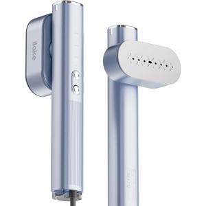 Travel Steamer for Clothes, 100-240V Dual Voltage Portable Garment Steamer, 1000W Travel Size Handheld Steamer & Iron 2 in 1 for Global & Europe Travel, Business, Home, Silver