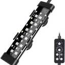 hygger Submersible LED Aquarium Light, 8W 7 in 24/7 Mode Fish Tank Light with 5 Rows Beads, with Timer 9 Colors and Adjustable Brightness, Full Spectrum IP68 Waterproof Light for Fish Tank 8-17 inch