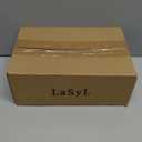 LaSyL 116mm Pre Roll Tubes - 50 Pcs, Waterproof Airtight Odor Sealing Smell Proof Container with Squeeze Pop Top, BPA Free, Black