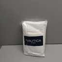 Nautica - Twin Size Bed Skirt, 100% Soft Cotton Twill with a 15" Drop, Split Corners & Reinforced Top Panel, Machine Washable Bedding (Solid White)
