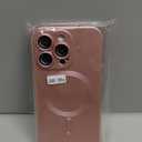 Magnetic Case for iPhone 13 Pro Phone Case for Women, [Compatible with Magnetic] Matte Soft Metallic Design with Lens Protectors and 2 Screen Protectors for iPhone 13 Pro 6.1"-Pink