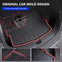 powoq Cargo Mat Compatible with 2021-2026 Nissan Rogue Trunk Mat Cargo Liner TPE Trunk Liner Replacement for 2021 2022 2023 2024 2025 2026 Nissan Rogue Accessories(No Sport Model)