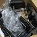 OSTBA Electric Deep Fryer with Basket, 3.2QT Stainless Steel Countertop