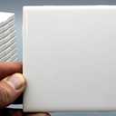 Creative Hobbies 12 Pack of Glossy White Glazed Ceramic Tiles for Alcohol Ink Painting, Decorating, Arts & Crafts, 4.25 x 4.25 Inch Square, Ready-to-Paint Ceramics