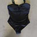 aqua eve, black one piece swimsuit (18W)