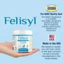 Felisyl L-Lysine Granules for Cats 100g (3.5 oz, 310 Servings)  Supports Immune, Respiratory, and Eye Health. Eases Sneezing, Runny Nose, and Watery Eyes. Tasty Salmon Flavor - Made in The USA