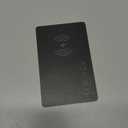 Air-Tag Wallet Tracker Card (iOS Only) - 0.07in Slim Tracking Card, IP68 Waterproof Bluetooth Smart Card, Work with Apple Find My, [Apple MFi Certified], Item Finder for Luggage, Passports, Purse (Light Black)