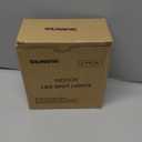 SUNVIE 2 Pack Spot Lights Indoor, 3W Plant Uplights Indoor with 10 FT Plug Cord, 3000K/4000K/5000K Adjustable Dimmable Floor Spotlight Lamp, 120V LED Uplighting for Artwork Wall Accent Lighting (Black)