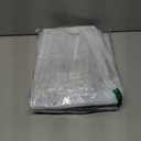 Clear Storage Bags with Zipper, Halloween & Christmas Wreath Storage Container, Large Square Gift Bag Organizer, Garland Decor Organizer, Wreath Carrier Case 25" 4-Pack