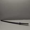 Polypropylene Katana Sword - Japanese Training Samurai Sword, Blunt Longsword, Martial Arts Practice Katana for Men and Women, Cosplay Sword, Safe, Easy, Fun, Durable (Black)