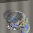 AmazingSpark 80 Pcs Valentines Heart Bags Holographic Bags 4x4 Inch Heart Shaped Jewelry Pouches Sealable Plastic Rainbow Pouches for Valentines Jewelry Candy Party Favors Small Gifts Wrap