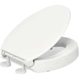 Kohler Hyten Soft Close Raised Toilet Seat White