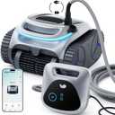 (2026 New) BUBLUE C20H Gen2 Pool Vacuum for Inground Pools, Corded & Cordless Hybrid Pool Cleaner Robot with Smart Navigation, APP, Cleaning Floor/Wall/Shallow for Pool Up to 1615 Sq.Ft, Matte Silver