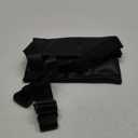 Makeup Brush Waist Bag, with 22 Pockets, Professional PU Material for Makeup Artist, Beauty Salons, Studios, 9.6 x 9.8in Size, Black