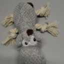 Dog Toy, Large Dog Squeaky Toys, Stuffed Animal Dog Plush Toy for Puppy, Small, Middle, Large Dogs (Donkey(Grey))