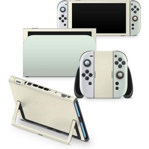 Tacky Design Classic colorwave Skin Compatible with Nintendo Switch 2 Skin Wrap Cover, Color Blocking wrap for Switch 2 Cover, Premium 3M Vinyl (Pastel Green & Cream, Switch 2)