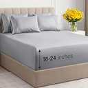 Extra Deep Cal King Sheet Set - 6 Piece Breathable & Cooling Sheets - Hotel Luxury Bedding Set w/18-24 Inch Extra Deep Pockets - Easy Fit - Super Soft, Wrinkle Free and Comfy - Cal King Size