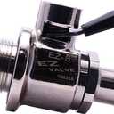 EZ-8(24mm-1.5) EZ Oil Drain Valve with removable Straight Hose End(H-002) Combo