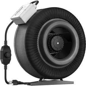 VIVOSUN ventilador con conducto en lnea con controlador de velocidad variable