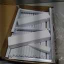 Asee'm 6.6FTx5.2FT White Wedding Arch Backdrop Stand Square Metal Rectangular Arch Frame for Ceremony Party Birthday Bridal Baby Shower Anniversary Arbor Balloon Decoration