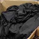 10 Packs Round Cocktail Table Skirt 32"x 43" Black Spandex Stretch Cocktail Table Skirt Cocktails Tablecloth with Wavy Drapes, Spandex Fitted High Top Tables Covers for Wedding Bar Banquet Party