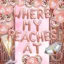 Bachelorette Party Decorations Supplies Bridal Shower Decor Bride Balloons Rose Gold Bachelorette Decorations Bride To Be Bachelorette Balloons Where My Peaches At Bachlorette Party Naughty