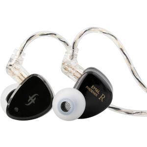 Linsoul SIMGOT EM6L 1DD + 4BA Hybrid Driver in-Ear Monitor, Gaming Earbud, HiFi IEM Earphone with 3D-Printed Resin Housing, Detachable OFC Silver-Plated Cable for Musician Audiophile