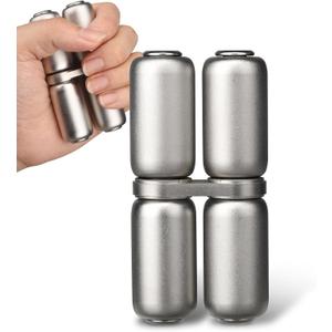 Fidget Roller for Kids Adults- Handheld Fidget Toy for Hand Recovery | Relieve Stress Anxiety, Promotes Focus | Tension, Hand Grip | Strengthener, Hand Speed Exercise | Trainer, Portable | Boredom (Silver)