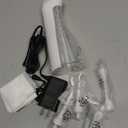 AquaSonic Water Flosser - Cordless Rechargeable Water Flossers for Teeth Cleaning - Waterproof Aqua Flosser, Portable Oral Irrigator for Dental Cleaning with 5 Jet Tips  Braces Home Travel. (White)