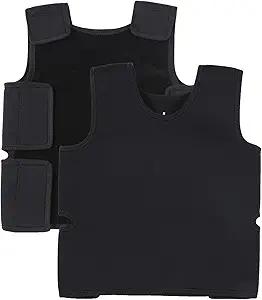 Sensory Compression Vest for Kids Sensory Processing Disorder Vest Deep Pressure Comfort for Autism, Hyperactivity, Mood Processing Disorders, Breathable, Form-Fitting, Kids (Small, Black)