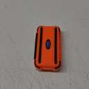 Hlotmeky Small Kayak Mini Tackle Box Waterproof Fishing Lure Box Terminal Storage Fishing Hook Organizer (Orange)