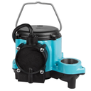 Little Giant 6-CIA 115 Volt, 1/3 HP, 2760 GPH Cast Iron Automatic Submersible Sump Pump with Integral Diaphragm Switch for Sump Systems, 10-Ft. Cord, Blue, 506158