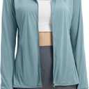 baleaf Women's Sun Protection Jacket Hoodie Clothing Lightweight Long Sleeve Sun Cover Up Shirt (M)