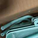 Amazon Basics 3-Tier Metal Rolling Utility Cart, Storage Organizer, Multi-Functional Kitchen Island Cart, Portable Shelving Unit with Caster Wheels, Mint Green