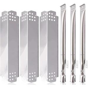 Grill Replacement Parts for Nexgrill 720-0925S, 720-0894F, Nexgrill 2 Burner 720-0864M, 720-0864, 720-0864R and BBQ PRO, Backyard Grill, Expert, Kenmore Grill Parts. Grill Heat Plates, Burner Tubes. (3 Burner Stainless Steel)