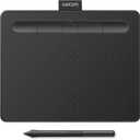 Wacom Intuos Small Bluetooth Graphics Drawing Tablet, 4 Customizable ExpressKeys, Portable for Teachers, Students and Creators, Compatible with Chromebook Mac OS Android and Windows - Black
