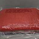 Douceur Christmas Red Throw Blanket for Bed, Soft Chunky Cable Knit Throw Blanket, Classic Fisherman's Rib Stitch Pattern Throw for Living Room,60"X80"