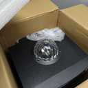 Karaoke Machine for Adults with 2 Wireless Microphones Portable Party Speaker BT PA System with Disco Ball LED Lights, Tablet Lyrics Display Holder, Remote Control, Rolling Wheels and Trolley