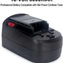 Biswaye 18-Volt Battery SB18C SB18A SB18B Compatible with Skil 18V Ni-Cd Cordless Tools 2810 2888 2887 2895 2897 2898 4570 5850 5995 7305 9350, 3.0Ah