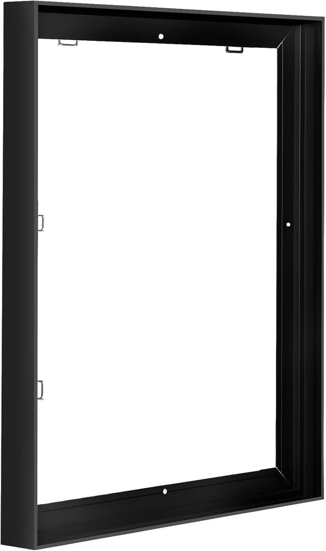 Easthope 20x24 Assembled Aluminum Floater Canvas Frame for 0.6-0.9" Stretched Canvas,Vertical & Horizontal Hanging, 1PCS