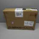 HealthSmart Enhanced Comfort 5" Raised (Round) Toilet Seat Risers for Seniors 5 Slip Resistant Pads FSA/HSA Eligible Padded Toilet Seat Elevation 15.7 x 15.2 x 6.1