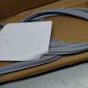Upgraded DA63-06538B Freezer Door Gasket Compatible with Samsung Refrigerator Freezer Door Gasket RS25J500DSR/AA Door Gasket, DA97-08239A DA97-08239B RS261MDRS RS25H5111SR Fridge Door Seal, Gray