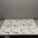 Large Crystal Chandelier, Modern Chrome Crystal Chandeliers for Dining Room Light Fixture, 10-Lights Large Pendant Light Fixtures Luxury Chandelier for Living Room Bedroom Foyer Entryway D26.8''