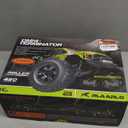 CROBOLL Mini 1:10 Carbon Fiber RC Car Roller for Adults, 4X4 Off-Road RC Truck with Central Differential Transmission Structure, All Terrain RC Monster Truck Supporting the Battery with Different Size