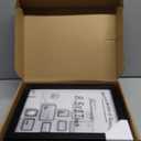 8.5x11 Picture Frames Set of 3, Shatter-Resistant Glass Display Certificate or Pictures 8.5 by 11,To Wall and Tabletop Mounting, black.