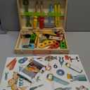 KIDWILL Tool Kit for Kids, 36-Piece Wooden Toddler Tools Set Includes Tool Box, Montessori Educational Stem Construction Toys for 2 3 4 5 6 Year Old Boys Girls, Best Birthday Gift for Kids