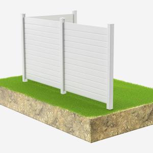 Air Conditioner Fence 3 Panels 50" W X 50" H Privacy Fence for Outside Pool Equipment Enclosure Trash Can Screen Kit (3-Pack) for Outside Garbage Can
