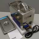 VEVOR Commercial Ultrasonic Cleaner 6L Professional Ultrasonic Cleaner 40kHz with Digital Timer&Heater 110V Excellent Cleaning Machine for Watch Instruments Industrial Parts Excellent Cleaner Solution