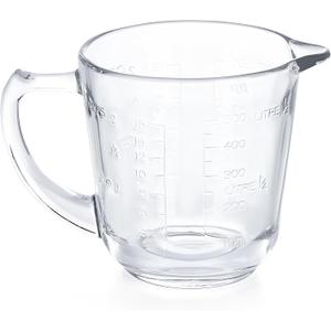 Left Handed Glass Measuring Cups for Left Hand People(2-Cup, 500 ml)